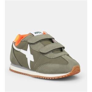 W6YZ Kids Khaki SAMOA VL Sneakers Shoes Size 1.5